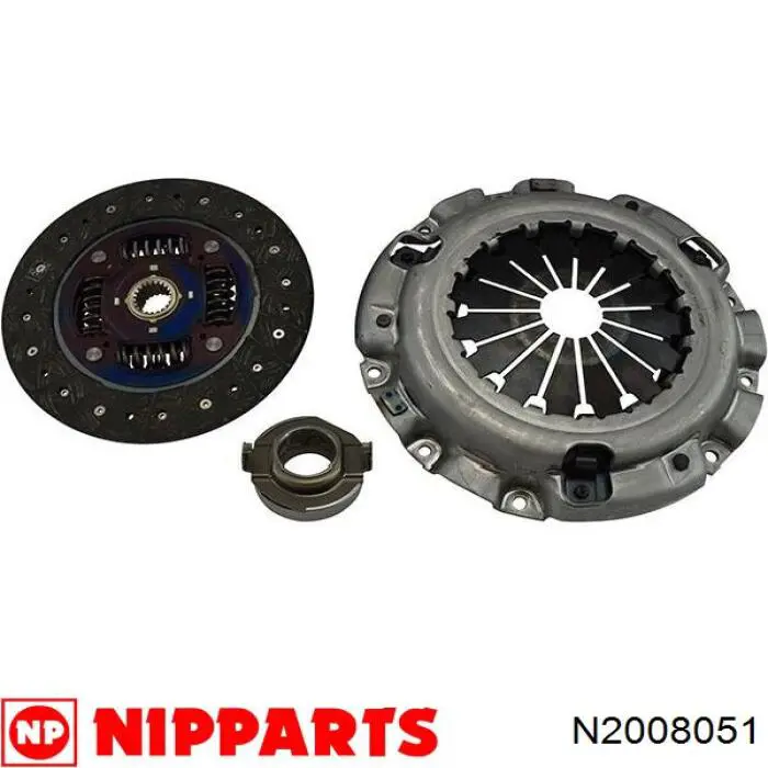 Купити N2008051 Nipparts Комплект зчеплення (диск, корзина, підшипник)