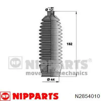 N2854010 Nipparts Пильник рульової