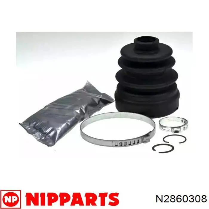 Купити N2860308 Nipparts Пильник шарніра кутових швидкостей зовнішній правий