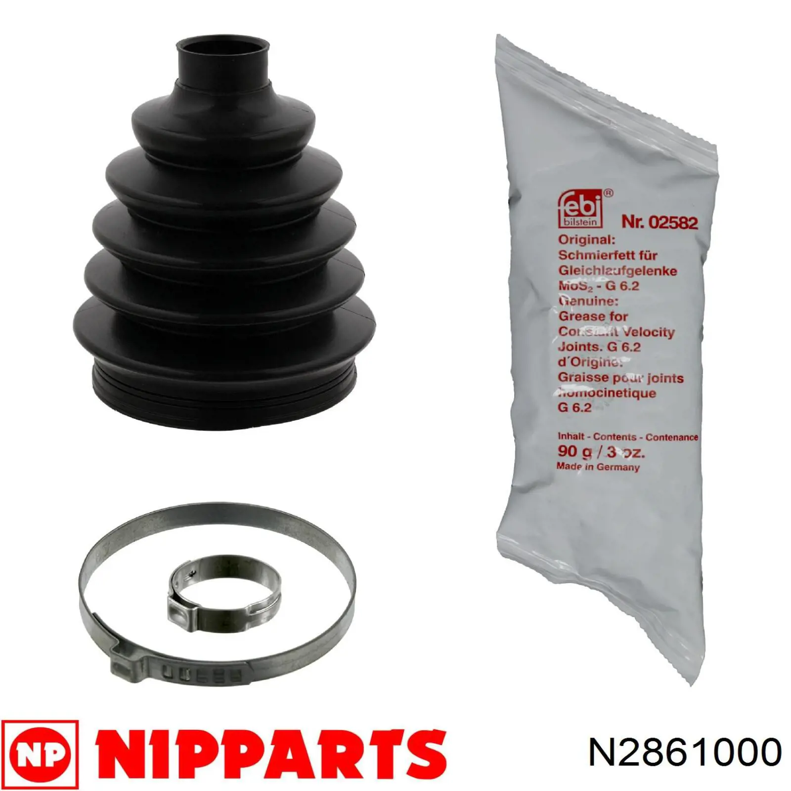 Купити N2861000 Nipparts Пильник шарніра приводу