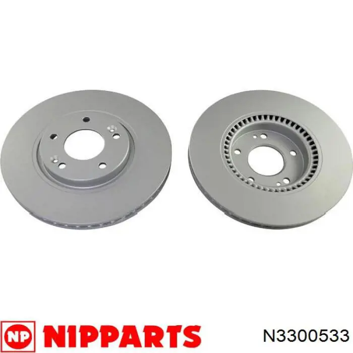N3300533 Nipparts диск гальмівний передній