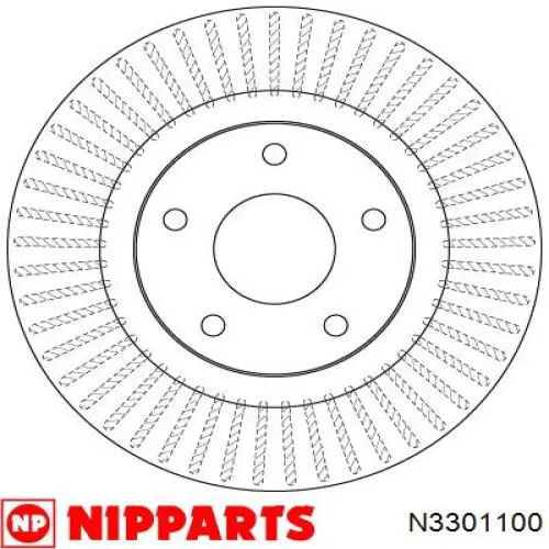 Гальмівні диски передні N3301100 Nipparts