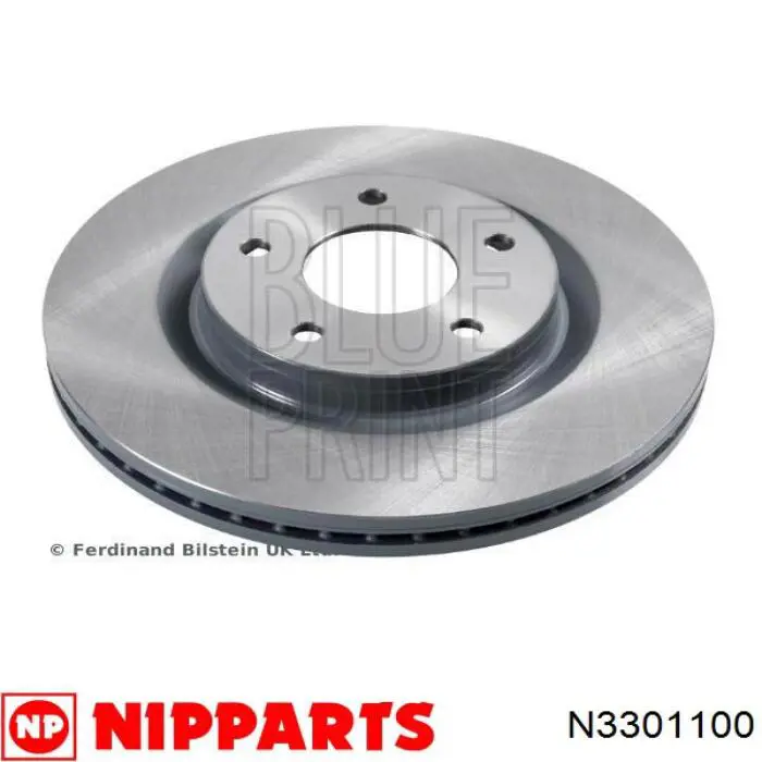 N3301100 Nipparts Гальмо дискове переднє
