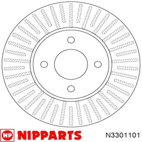 Диск гальмівний передній Optimal BS9130C