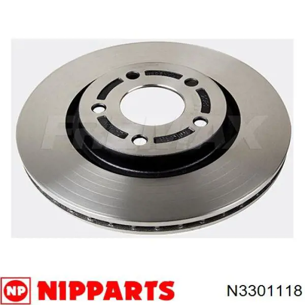 N3301118 Nipparts Гальмо дискове переднє
