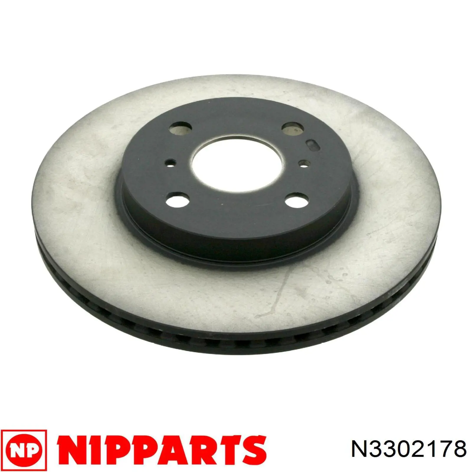 N3302178 Nipparts диск гальмівний передній