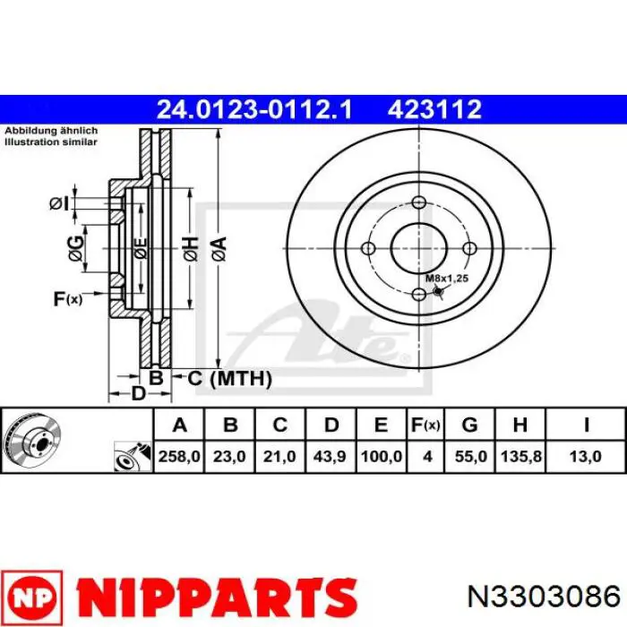 Гальмівні диски передні 986479541 Bosch
