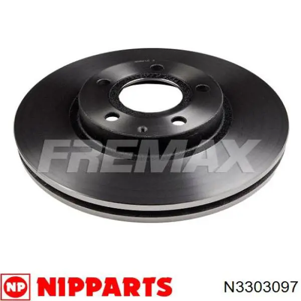 Диск гальмівний передній Nipparts N3303097