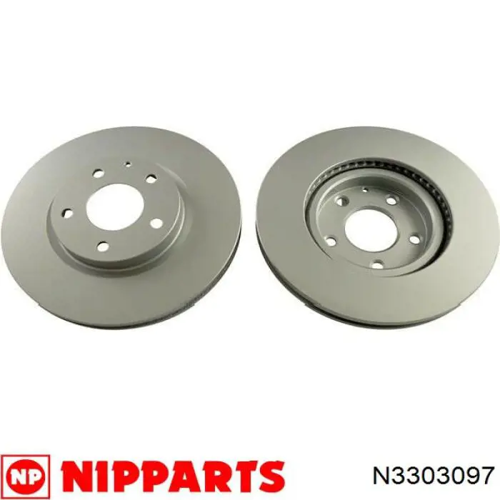 N3303097 Nipparts диск гальмівний передній