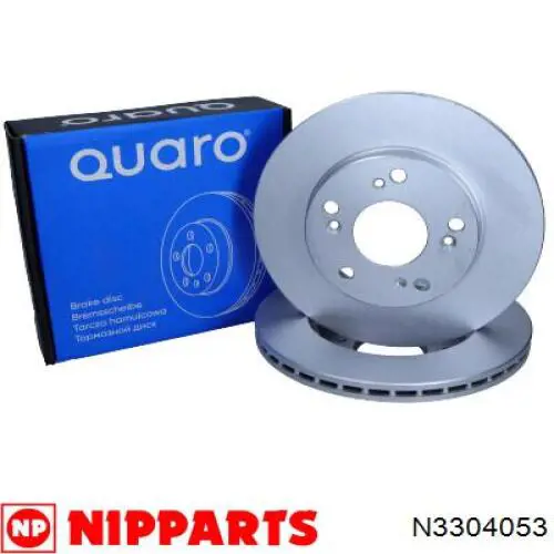 N3304053 Nipparts диск гальмівний передній