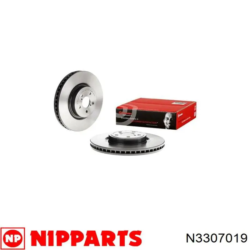 Диск переднього гальма Nipparts N3307019 ціна, від 61.77 USD