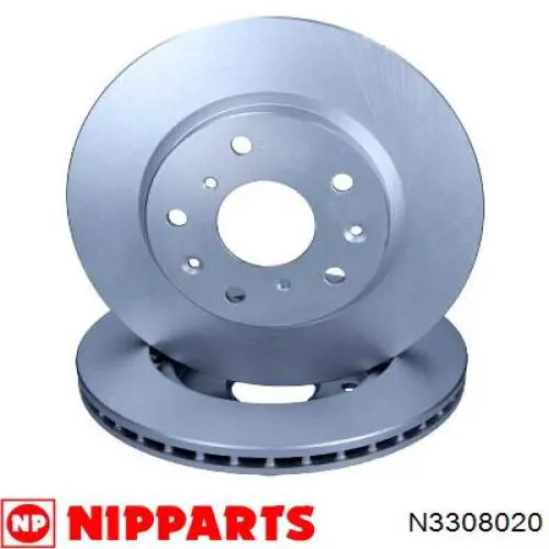 Диск гальмівний передній Nipparts N3308020