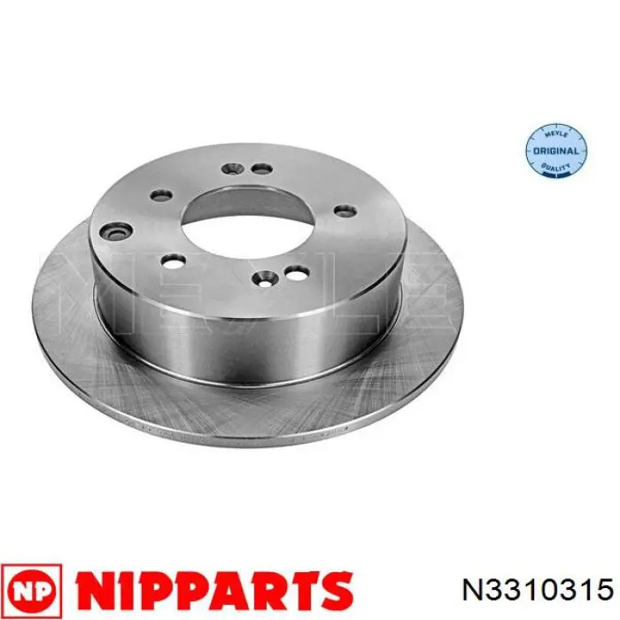 Купити N3310315 Nipparts Диск заднього гальма