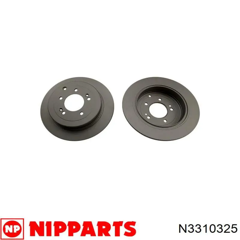 Гальмівні диски N3310325 Nipparts