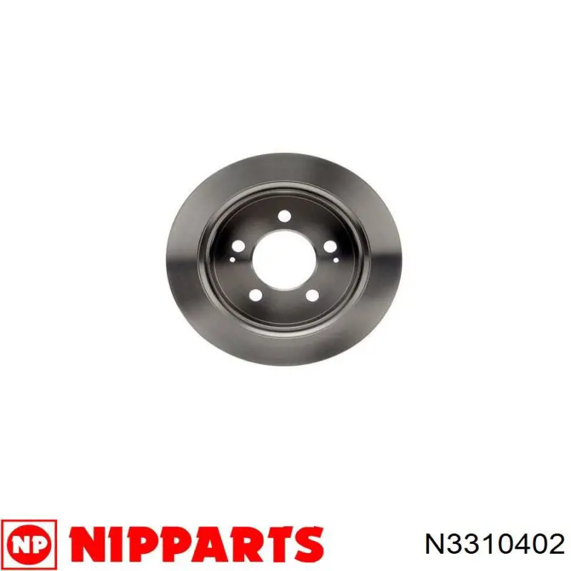 Купити N3310402 Nipparts Диск заднього гальма