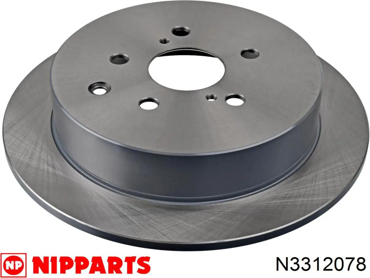 N3312078 Nipparts диск гальмівний задній