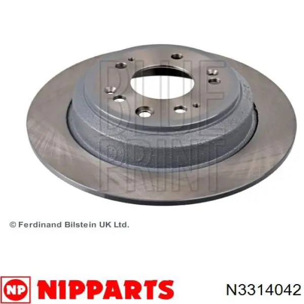 Задні дискові гальма Nipparts N3314042 ціна, від 46.67 USD
