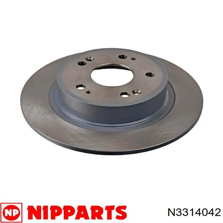Купити N3314042 Nipparts Диск заднього гальма