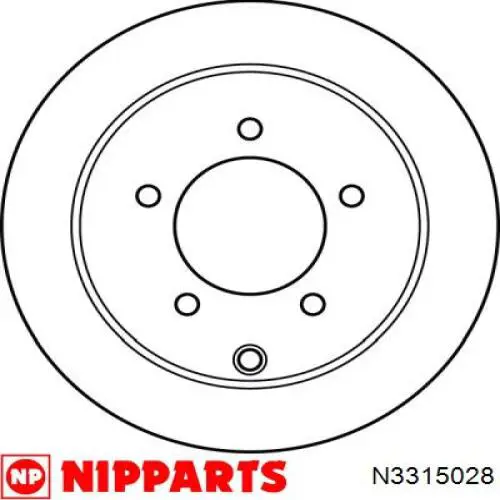 Купити N3315028 Nipparts Диск заднього гальма
