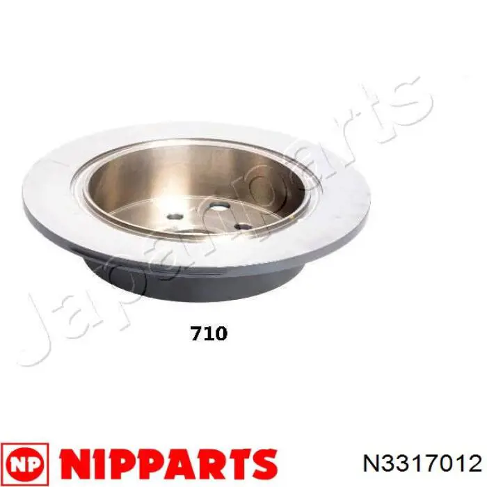Купити N3317012 Nipparts Диск заднього гальма