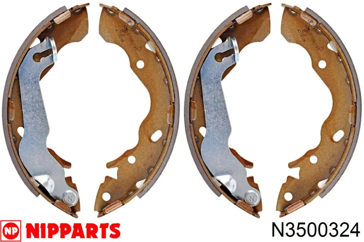 Купити N3500324 Nipparts Колодки гальмові задні, барабанні