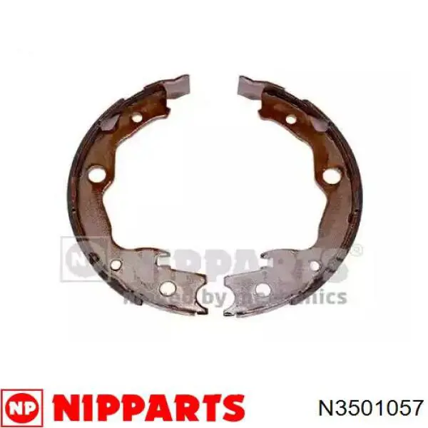 Купити N3501057 Nipparts Гальмівні колодки гальма стоянки