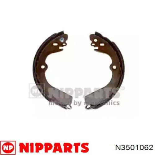 N3501062 Nipparts Колодки гальмівні задні, барабанні