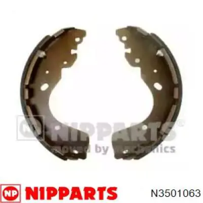 Колодки гальмові задні, барабанні Nipparts N3501063 ціна, від 48.50 USD