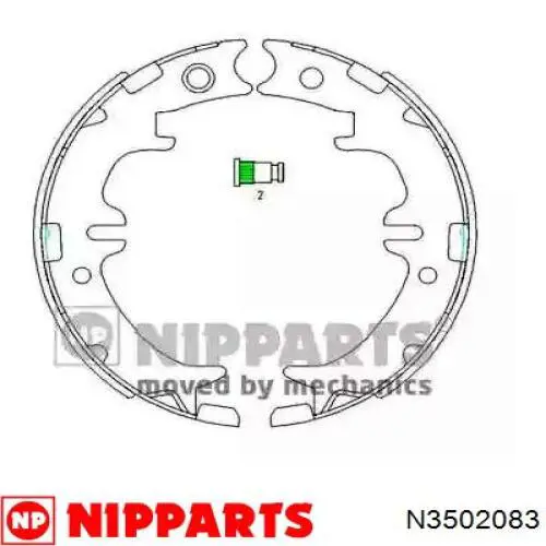 Купити N3502083 Nipparts Гальмівні колодки гальма стоянки