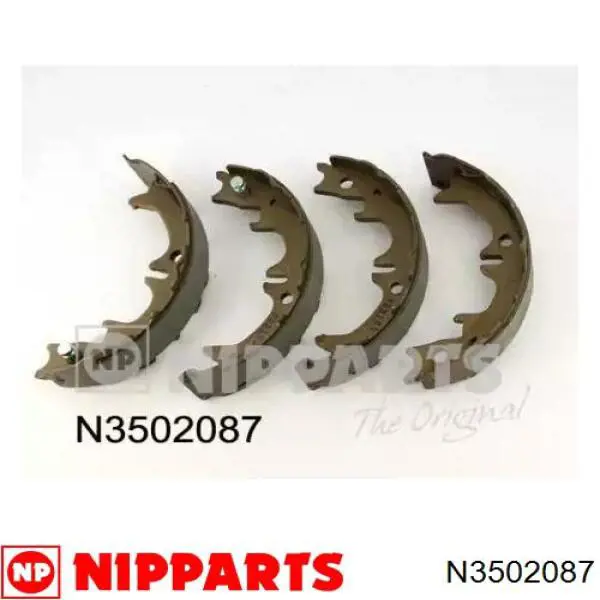 Купити N3502087 Nipparts Гальмівні колодки гальма стоянки