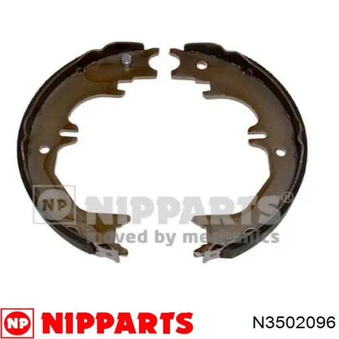 Колодки ручника/стоянкового гальма N3502096 Nipparts