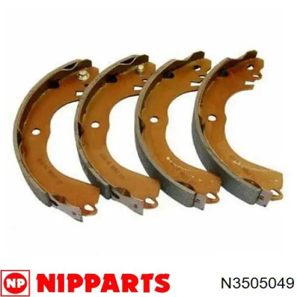 Колодки гальмові задні, барабанні N3505049 Nipparts