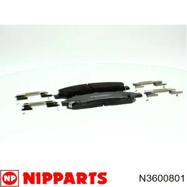 Купити N3600801 Nipparts Колодки гальмівні передні, дискові
