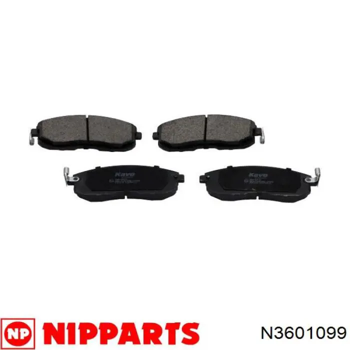 Гальмівні колодки Nipparts N3601099 ціна, від 32.61 USD