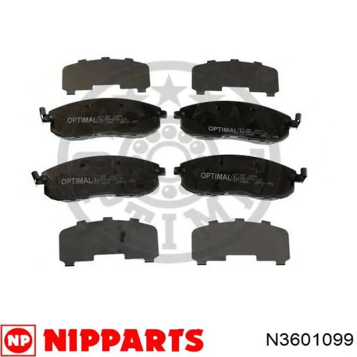 Купити N3601099 Nipparts Колодки гальмівні передні, дискові
