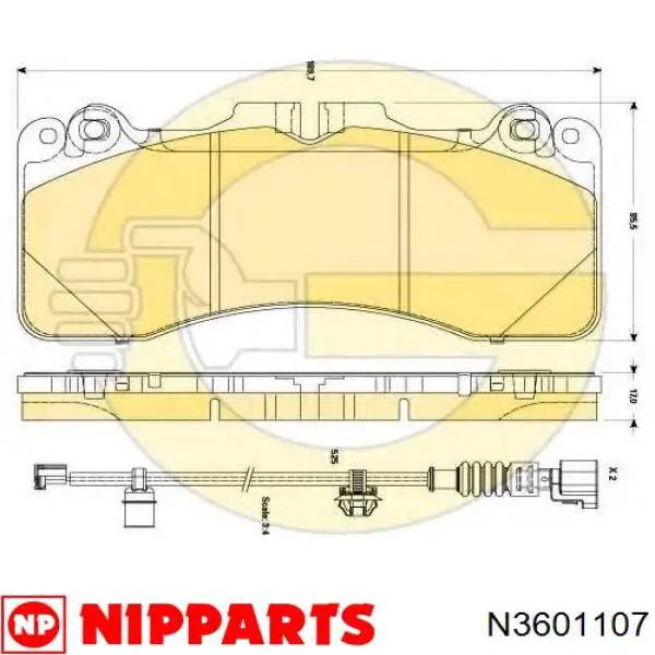 Купити 986494707 Bosch Колодки гальмівні передні, дискові
