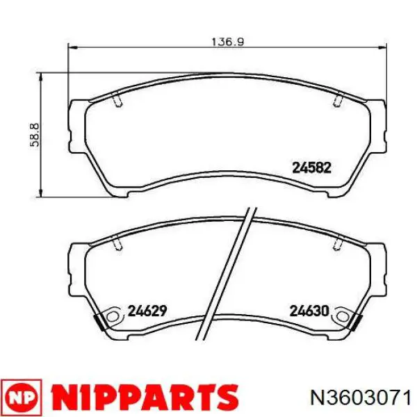Гальмівні колодки Kashiyama D3146MH ціна, від 22.72 USD
