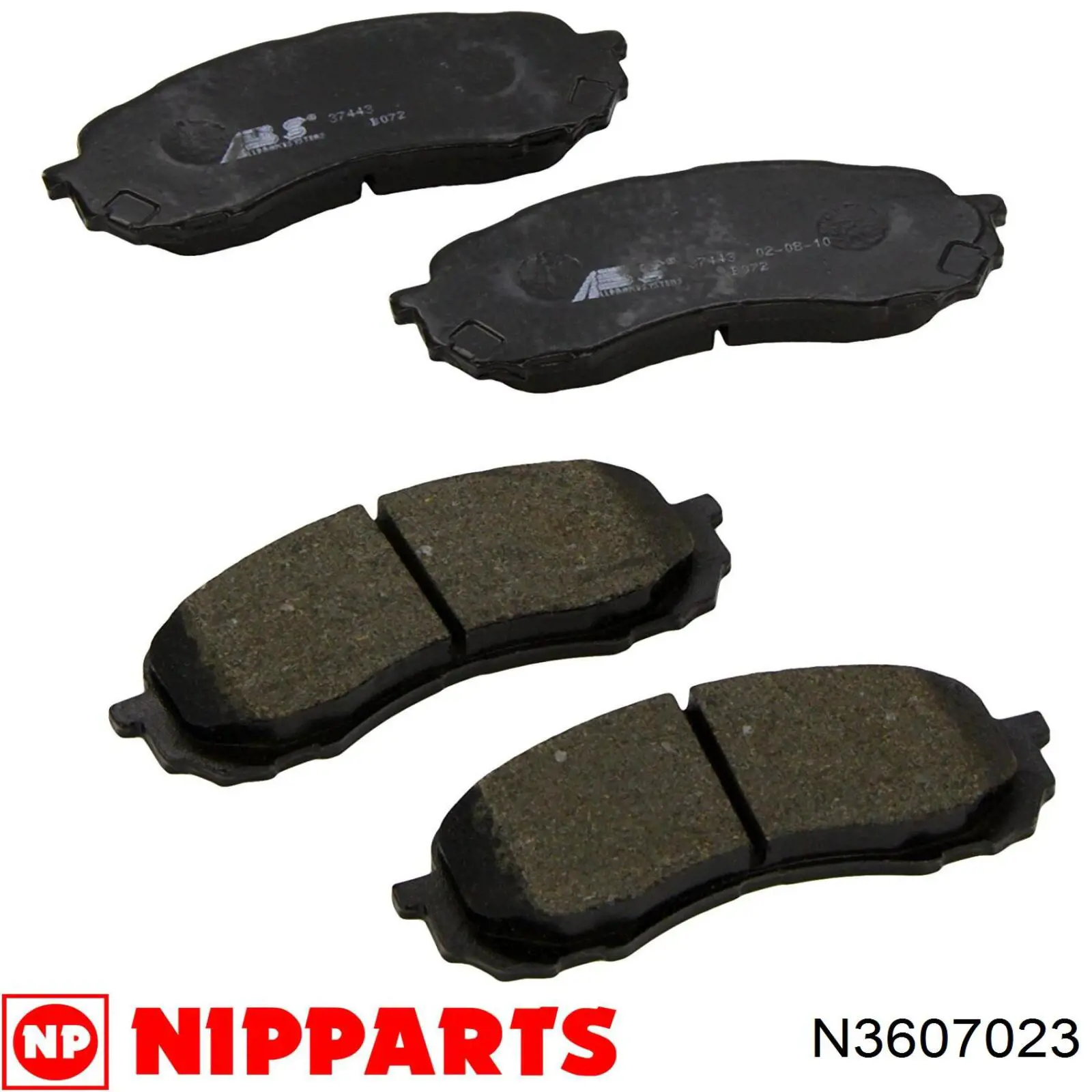 Гальмівні колодки Nipparts N3607023 ціна, від 25.93 USD