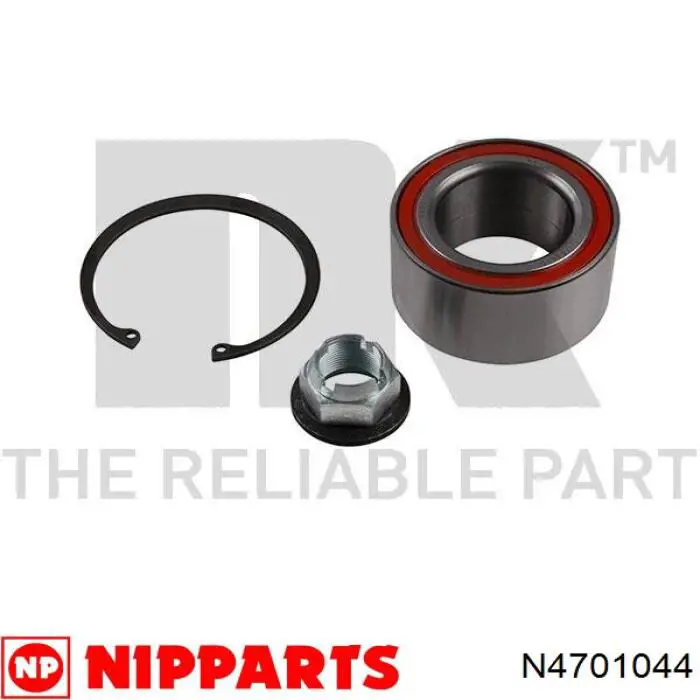 Комплект підшипник маточини передньої Nipparts N4701044 ціна, від 28.68 USD