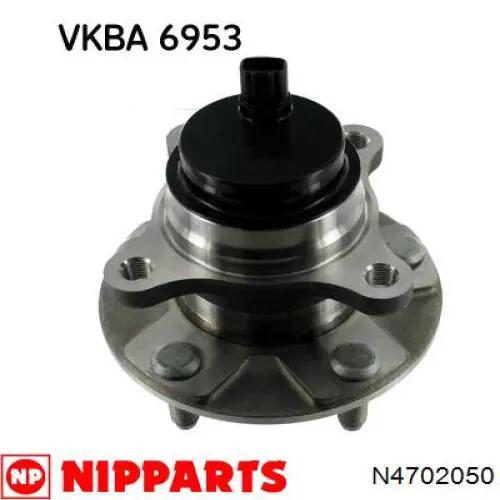 Маточина колеса передня Nipparts N4702050 ціна, від 56.63 USD