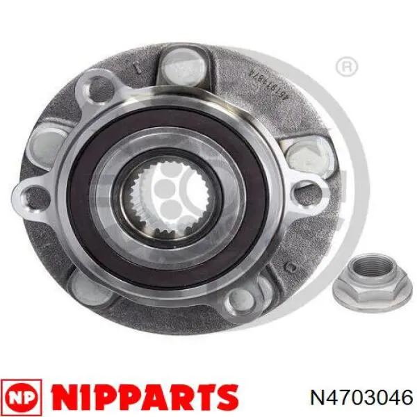Маточина колеса передня Nipparts N4703046 ціна, від 50.44 USD