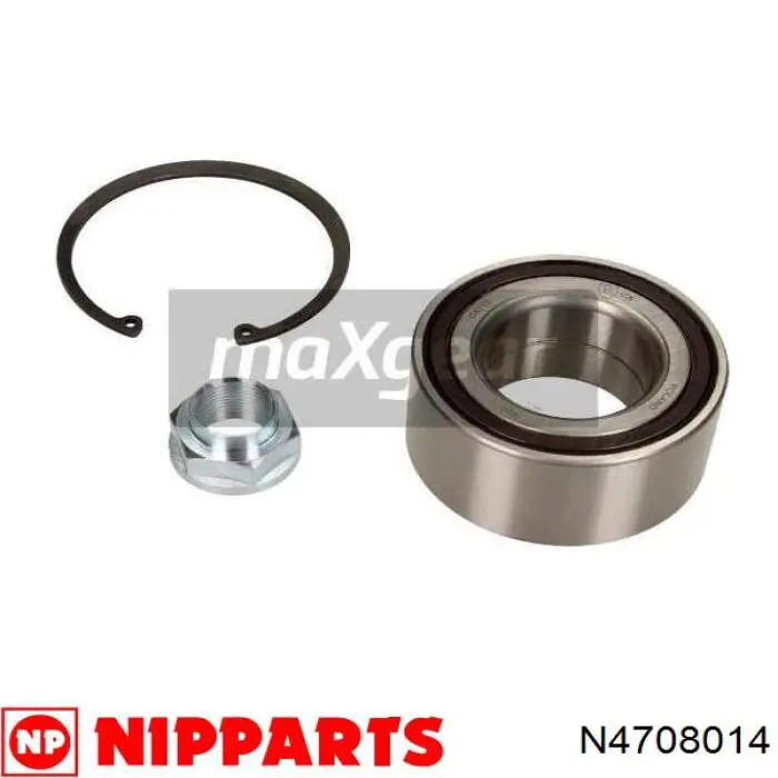 Комплект підшипник маточини передньої Nipparts N4708014 ціна, від 28.29 USD
