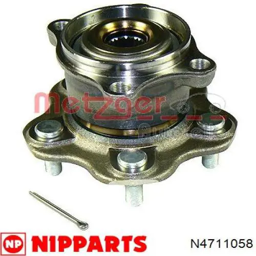 Купити N4711058 Nipparts Підшипник ступиці колеса