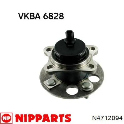 Маточини задніх коліс Nipparts N4712094 ціна, від 46.15 USD