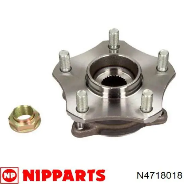 Маточина колеса передня Nipparts N4718018 ціна, від 66.94 USD