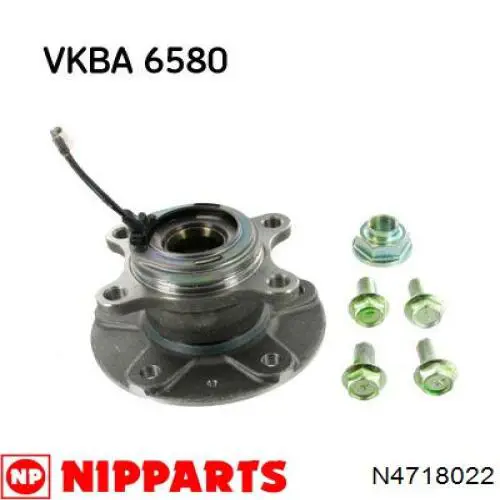 Маточини задніх коліс Nipparts N4718022 ціна, від 64.66 USD