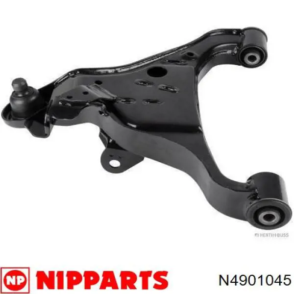 Важіль передньої підвіски нижній, лівий N4901045 Nipparts