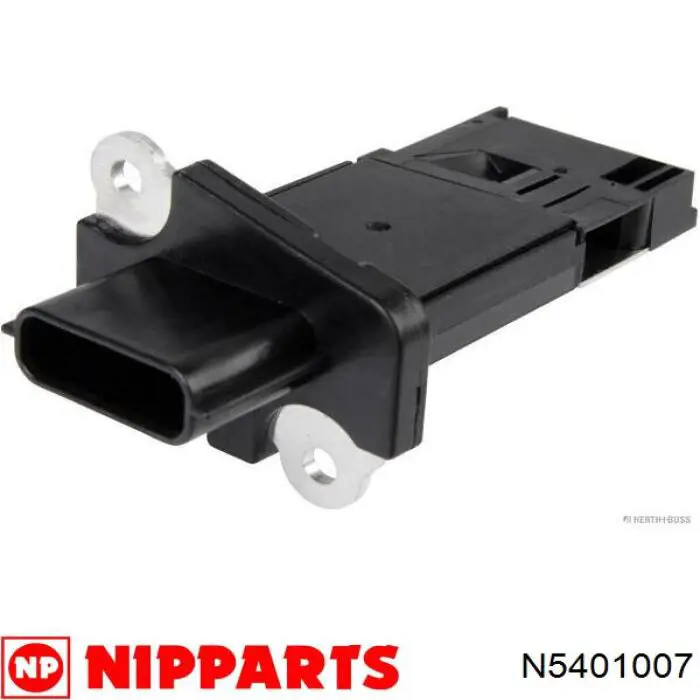 N5401007 Nipparts датчик потоку (витрати повітря, витратомір MAF - (Mass Airflow))