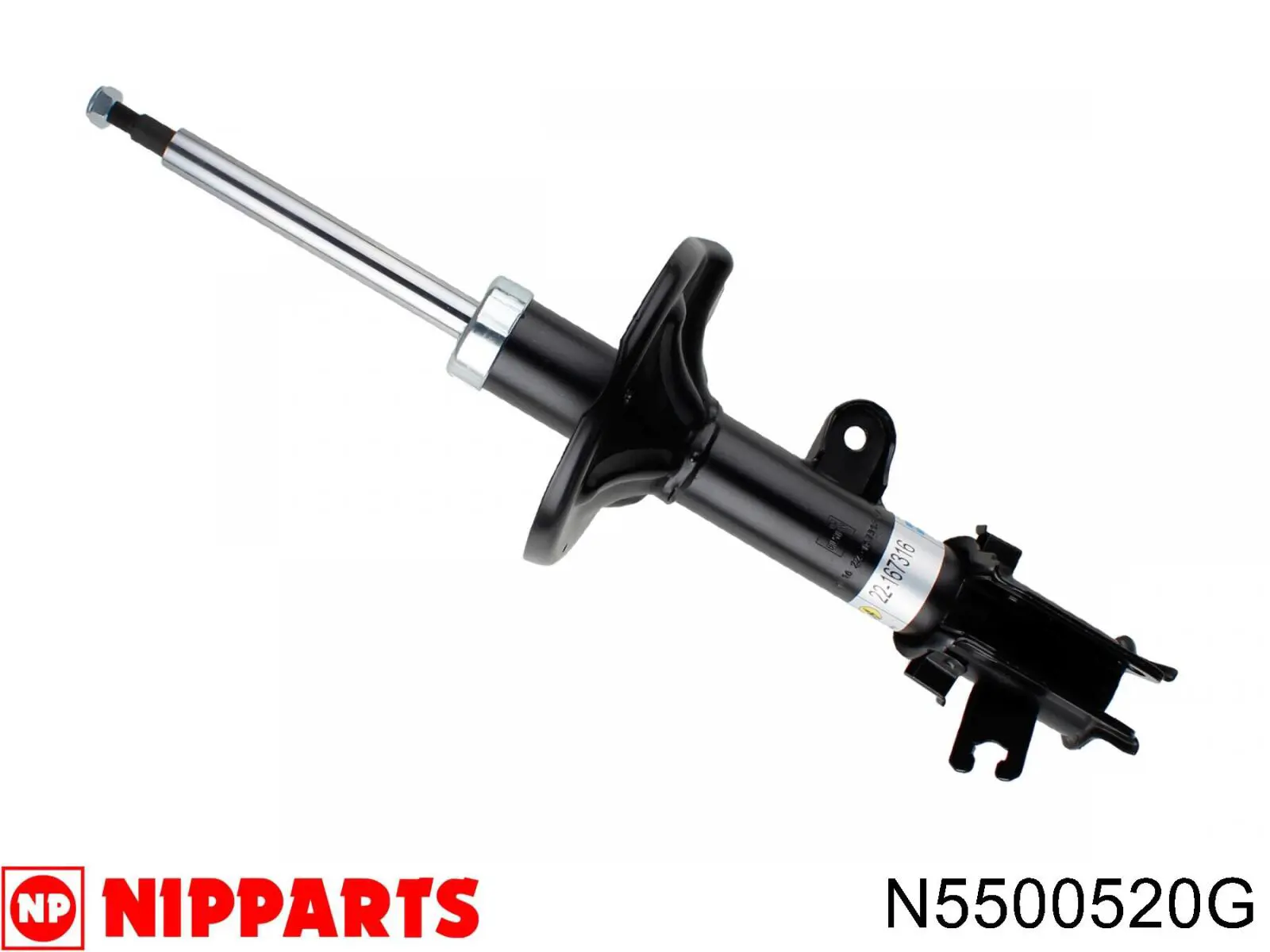 Амортизатор передній, правий Nipparts N5500520G ціна, від 47.94 USD