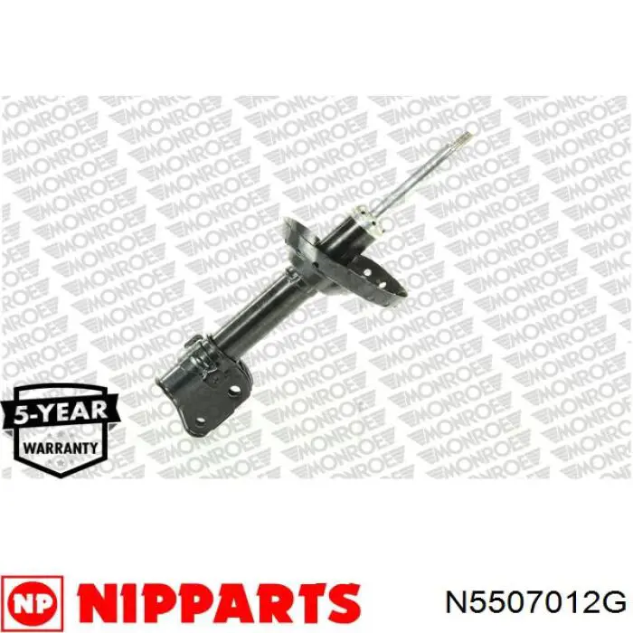 Амортизатор передньої підвіски, лівий Nipparts N5507012G ціна, від 52.43 USD